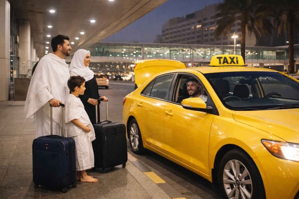Family ride with Taxi Service in Madinah